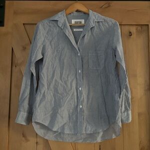 GRAYSON by Frank & Eileen The Hero Striped Long Sleeve Button Up Shirt XS/01